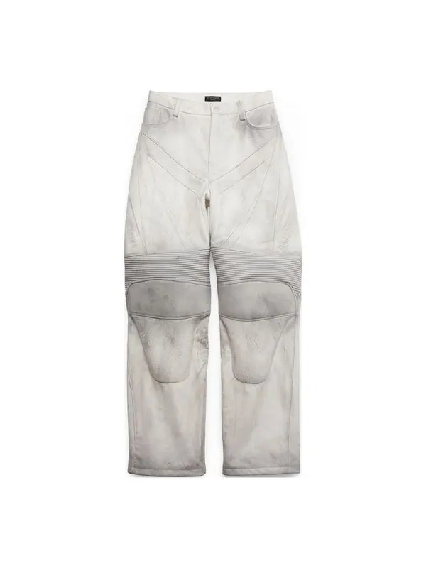 Брюки biker baggy pants 'white' Balenciaga — изображение 1 из 4, белый