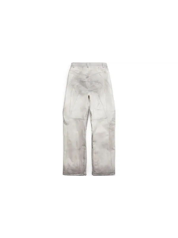 Брюки biker baggy pants 'white' Balenciaga — изображение 2 из 4, белый