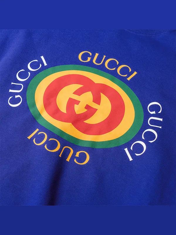 Свитшот Gucci Cotton — изображение 3 из 4, синий