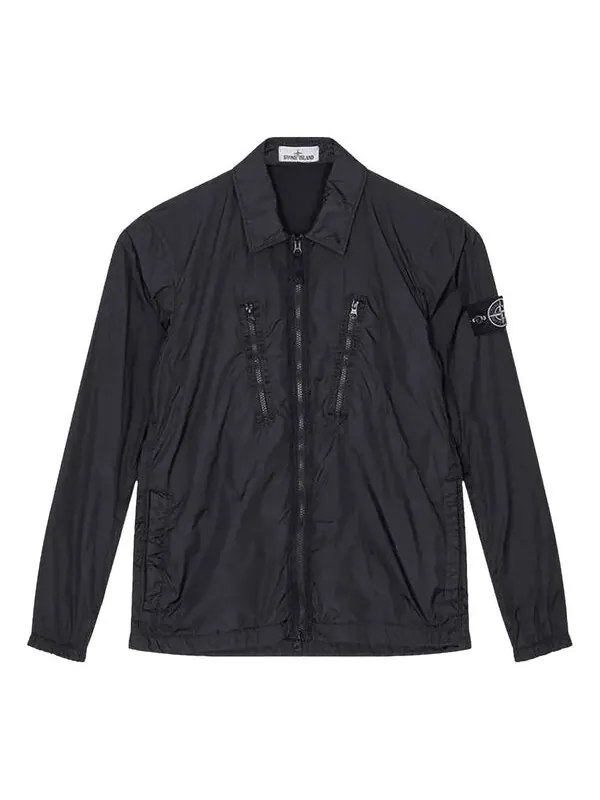 Куртка overshirt 'black' Stone Island — изображение 1 из 4, черный