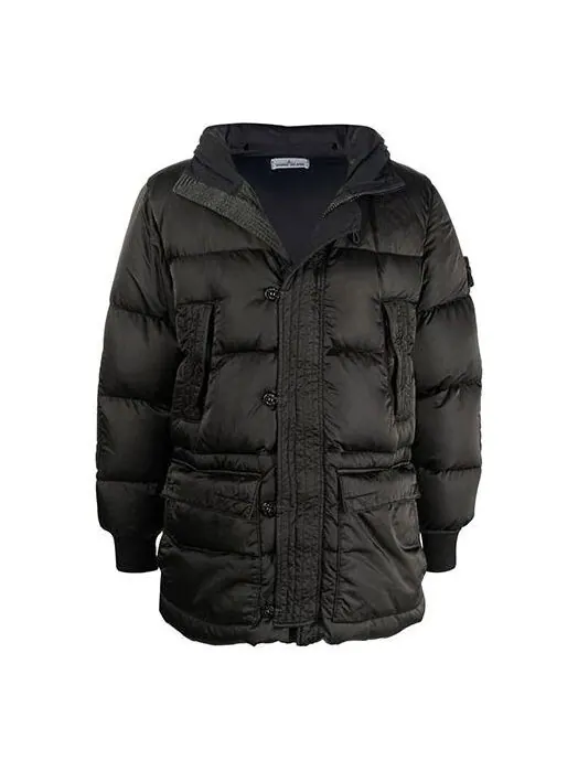 Куртка down jacket 'black' Stone Island — изображение 1 из 3, черный