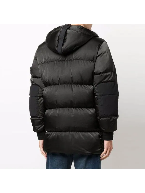 Куртка down jacket 'black' Stone Island — изображение 2 из 3, черный