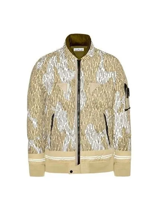 Куртка rain camo down jacket 'yellow' Stone Island — изображение 1 из 4, желтый