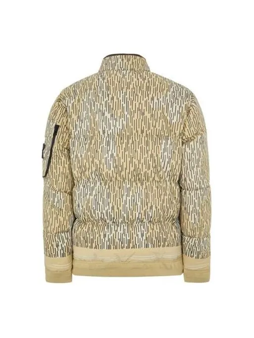 Куртка rain camo down jacket 'yellow' Stone Island — изображение 2 из 4, желтый