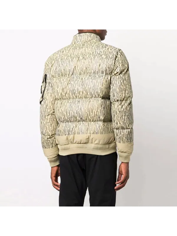 Куртка rain camo down jacket 'yellow' Stone Island — изображение 4 из 4, желтый