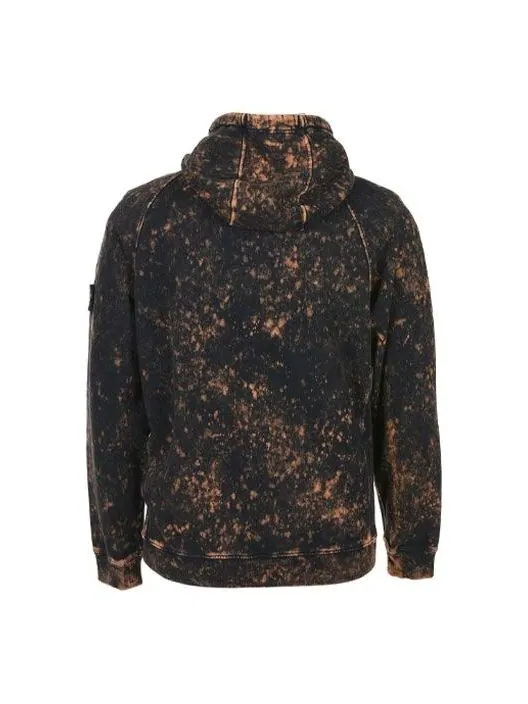 Толстовка tie-dye hoodie 'orange' Stone Island — изображение 2 из 4, оранжевый