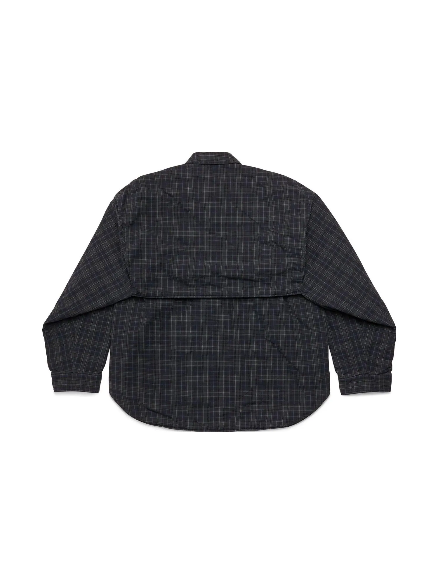 Рубашка Balenciaga Detachable Sleeves Shirt Large Fit 'Grey' — изображение 2 из 2, серый