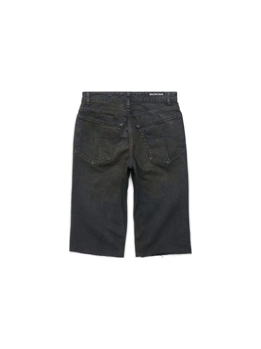 Спортивные шорты Balenciaga Slim Shorts 'Havana' — изображение 2 из 5, серый