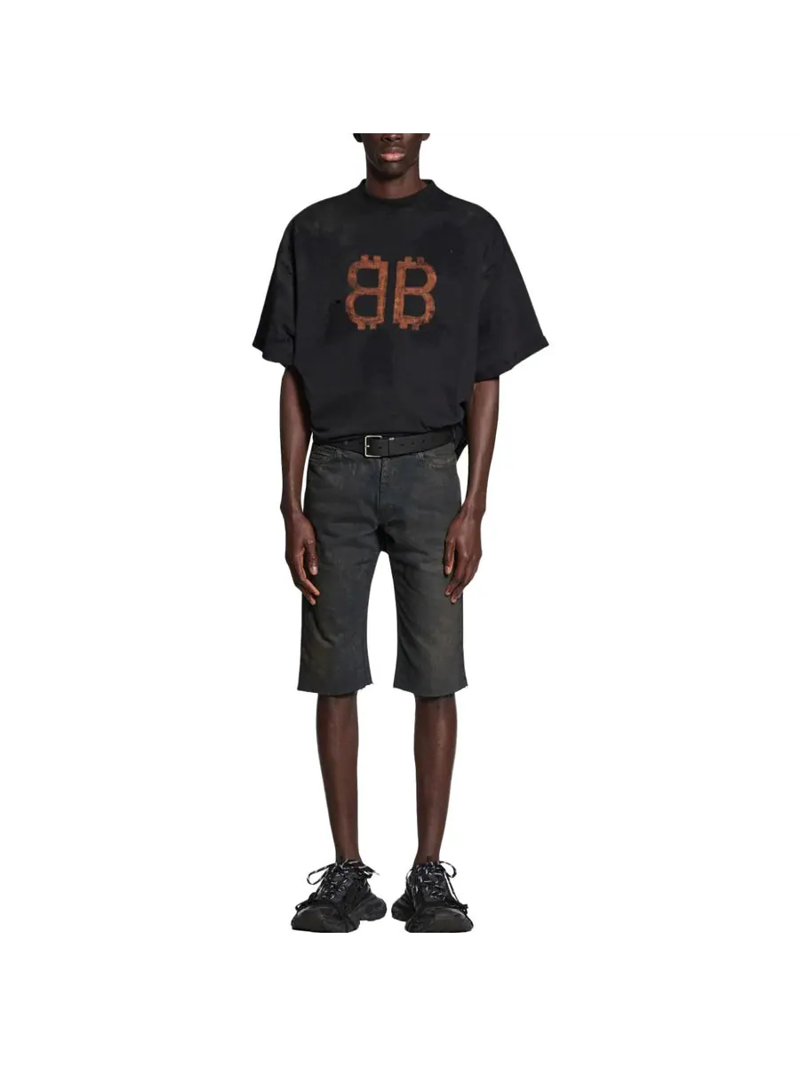 Спортивные шорты Balenciaga Slim Shorts 'Havana' — изображение 3 из 5, серый