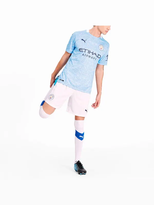Шорты manchester city shorts 'white' Puma — изображение 3 из 4, белый