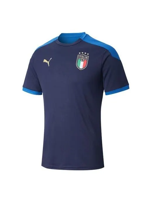 Спортивная футболка international shirts official jersey 'navy' Puma — изображение 1 из 4, темно-синий