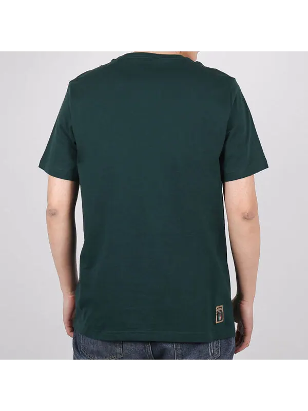 Футболка large printing breathable casual round neck short sleeve green Puma — изображение 4 из 4, зеленый