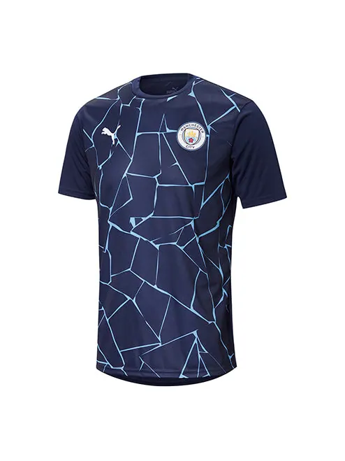Футболка mcfc football club short sleeve blue Puma — изображение 1 из 2, синий
