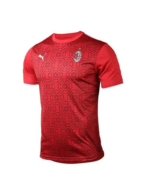 Спортивная футболка ac milan 20/21 home jersey 'red' Puma — изображение 1 из 4, красный/черный/белый