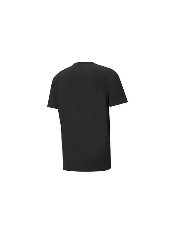 Футболка bvb t-shirt 'black' Puma — изображение 2 из 4, черный