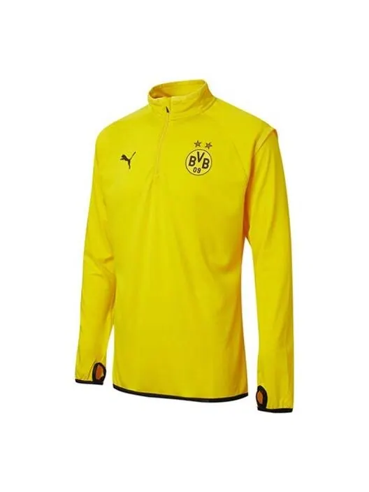 Куртка bvb warm up jacket 'yellow' Puma — изображение 1 из 2, желтый