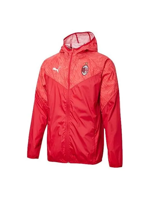 Куртка ac milan warmup jacket 'red' Puma — изображение 1 из 2, красный