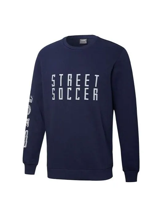 Свитер manchester city 20/21 sweatshirt 'navy' Puma