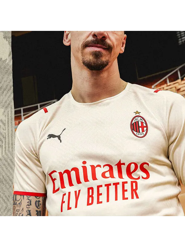 Спортивная футболка ac milan adidas 22/23 away stadium jersey 'white' Puma — изображение 3 из 4, белый