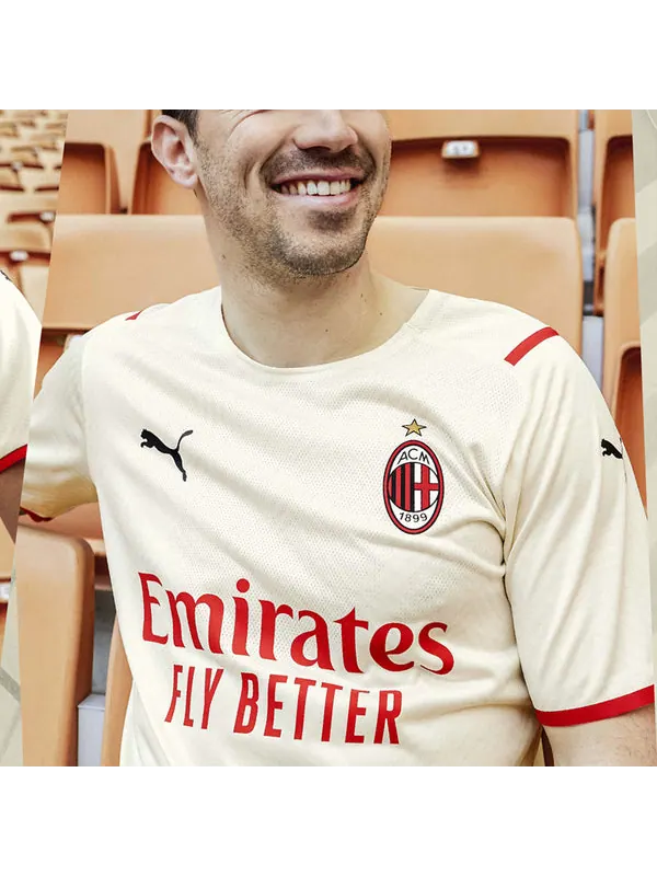 Спортивная футболка ac milan adidas 22/23 away stadium jersey 'white' Puma — изображение 4 из 4, белый