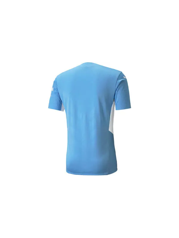 Спортивная футболка manchester city home authentic soccer jersey 'blue' Puma — изображение 2 из 2, синий