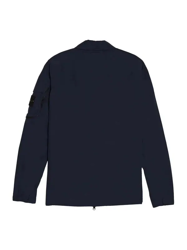 Куртка naslan light overshirt 'blue' Stone Island — изображение 2 из 3, синий