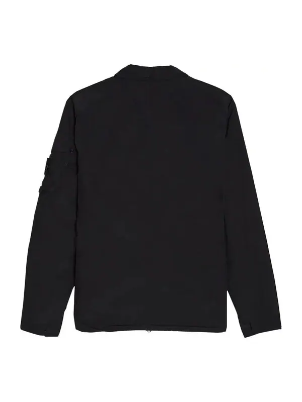 Куртка naslan light overshirt 'black' Stone Island — изображение 2 из 2, черный