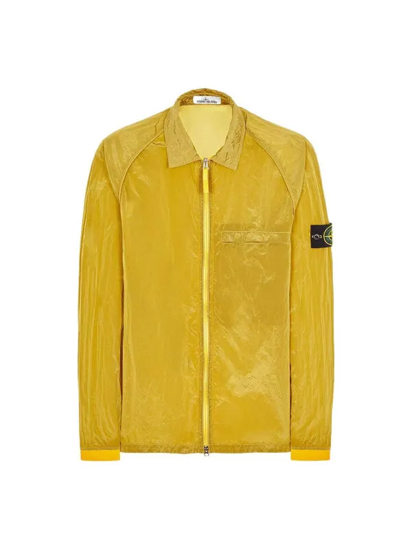 Куртка packable overshirt 'yellow' Stone Island — изображение 1 из 2, желтый
