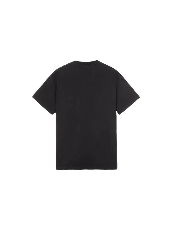 Футболка patch logo t-shirt 'black' Stone Island — изображение 2 из 2, черный