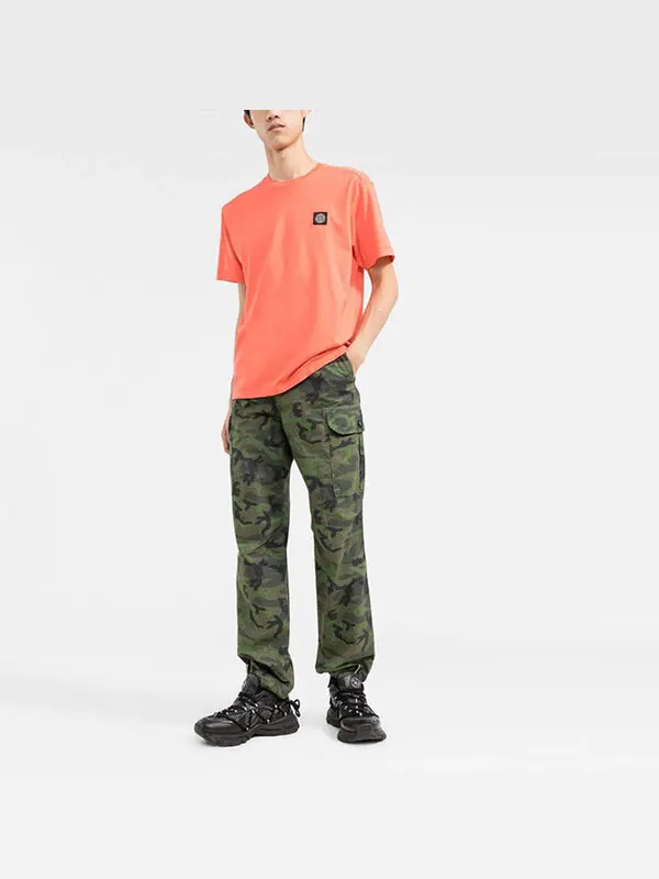 Футболка t-shirt 'orange' Stone Island — изображение 3 из 3, оранжевый