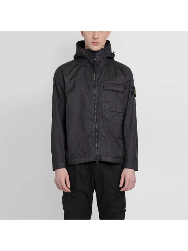 Куртка jacket 'black' Stone Island — изображение 3 из 4, черный