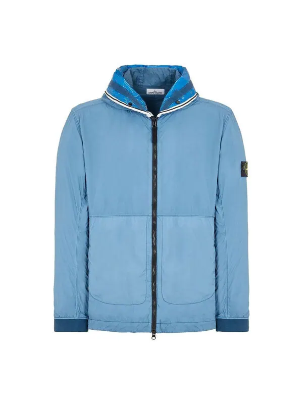 Куртка nylon-tc hooded jacket 'blue' Stone Island — изображение 1 из 2, синий