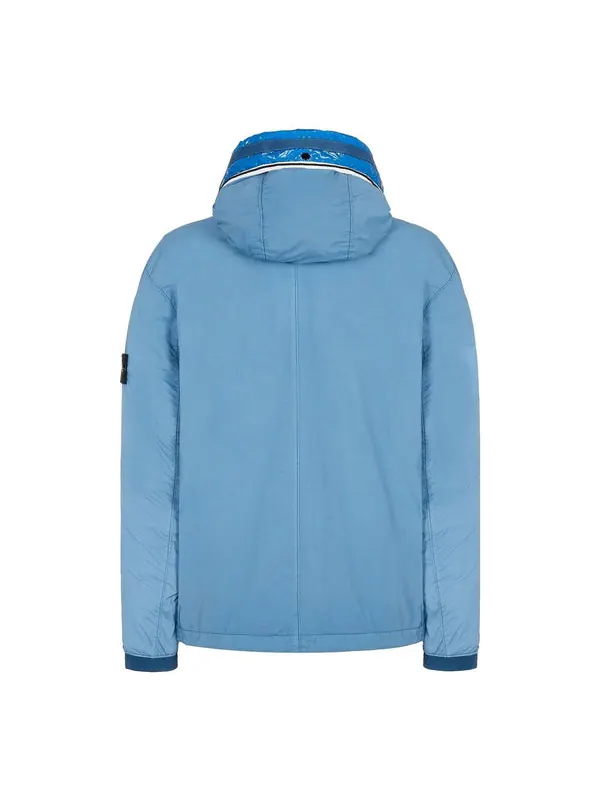 Куртка nylon-tc hooded jacket 'blue' Stone Island — изображение 2 из 2, синий