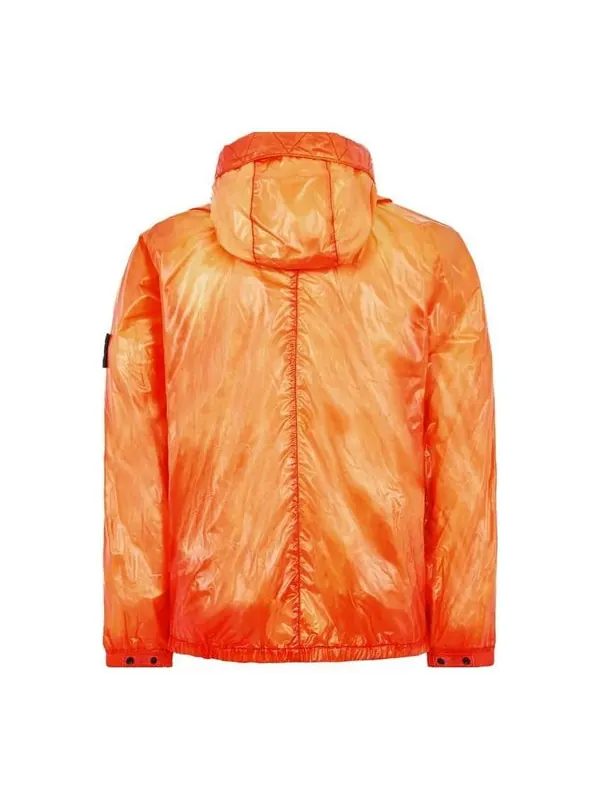 Куртка heat reactive hooded nylon jacket 'orange' Stone Island — изображение 2 из 2, оранжевый