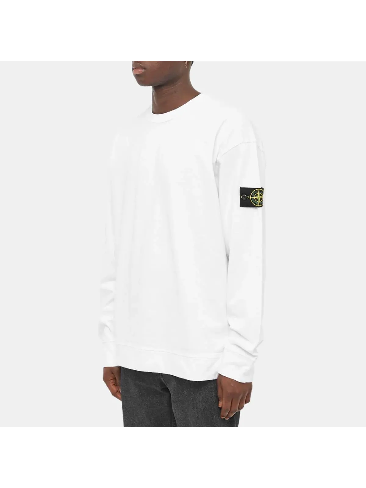 Свитшот Stone Island Crewneck — изображение 1 из 5, белый