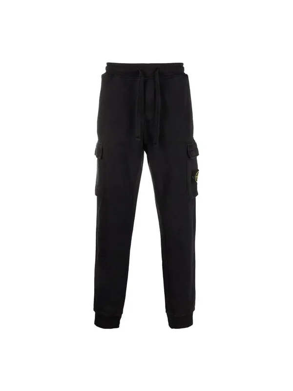 Брюки jogging pants 'black' Stone Island — изображение 1 из 3, черный