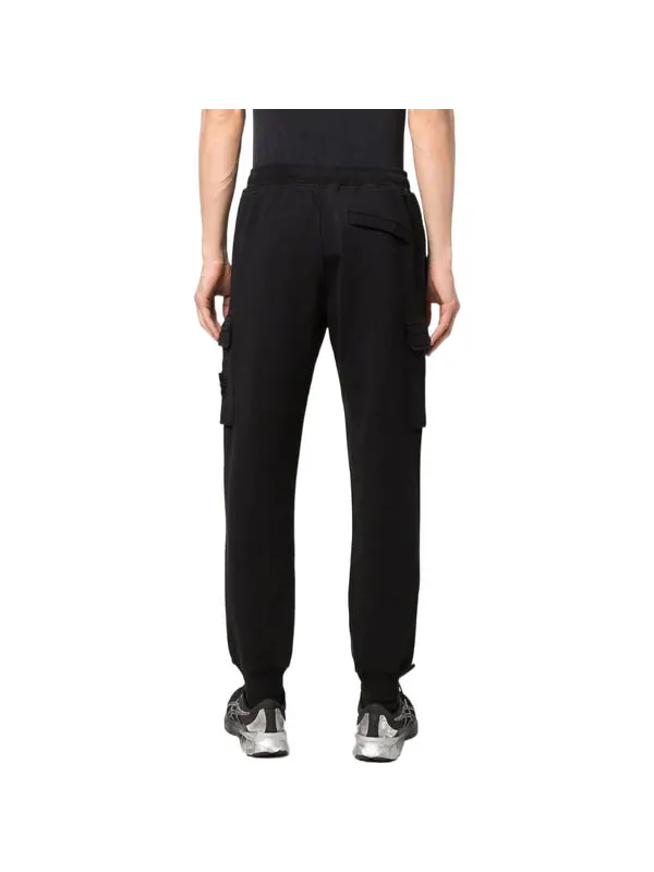 Брюки jogging pants 'black' Stone Island — изображение 2 из 3, черный