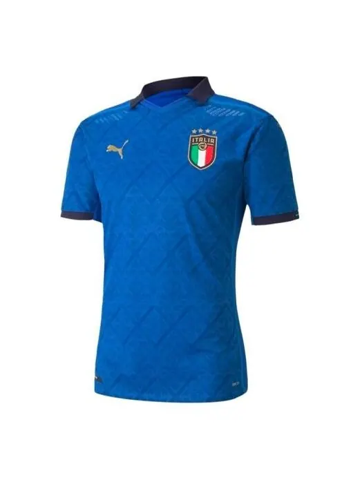 Спортивная футболка italy home match shirt 2020 2021 'blue' Puma — изображение 1 из 4, синий