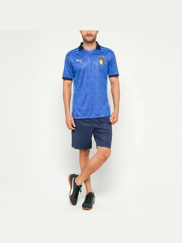 Спортивная футболка italy home match shirt 2020 2021 'blue' Puma — изображение 3 из 4, синий