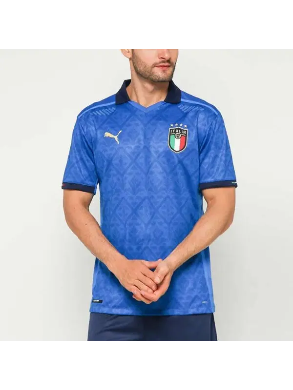 Спортивная футболка italy home match shirt 2020 2021 'blue' Puma — изображение 4 из 4, синий