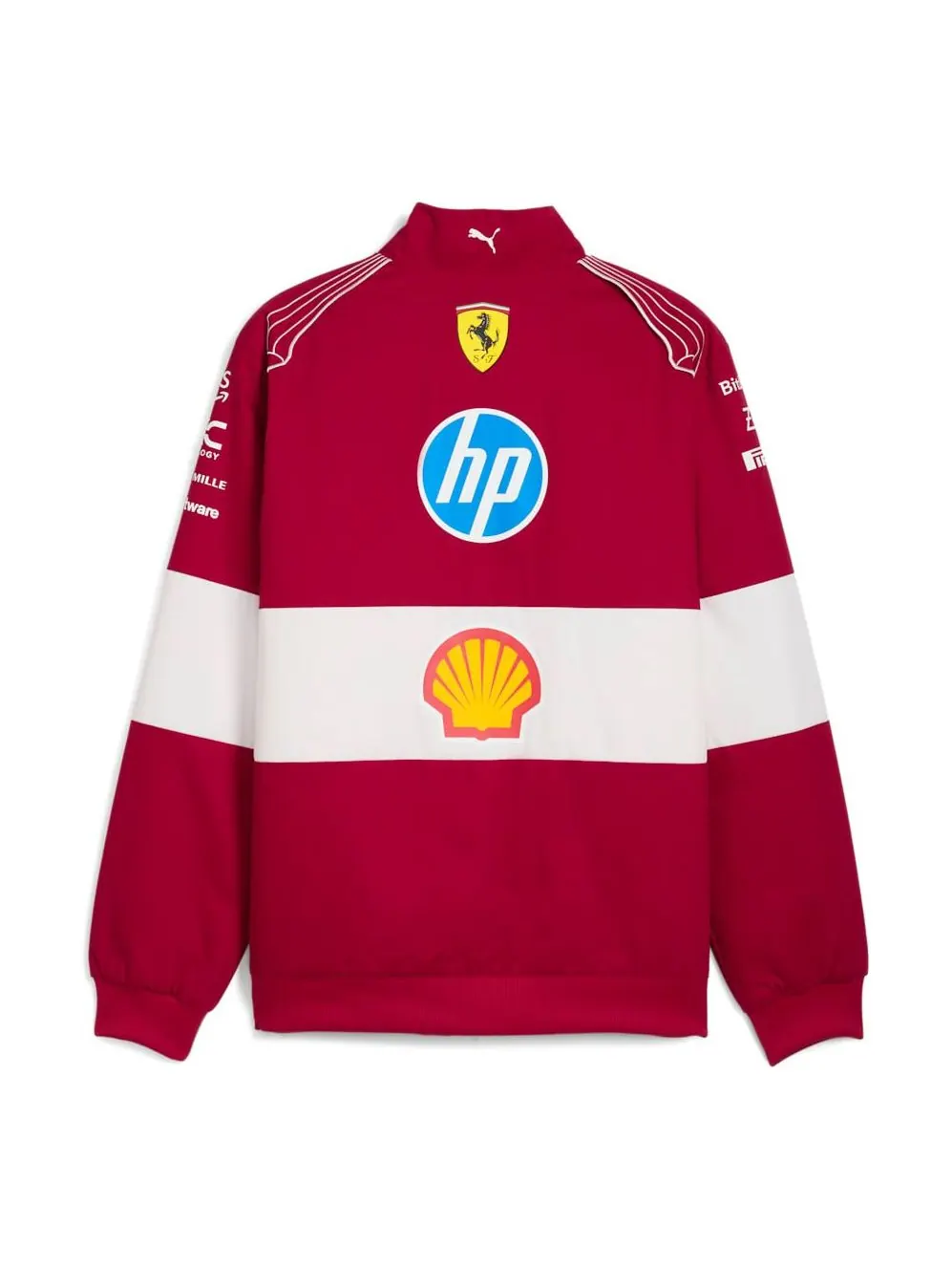 Гоночная куртка Puma x Scuderia Ferrari, цвет «Темно-вишневый» — изображение 2 из 2