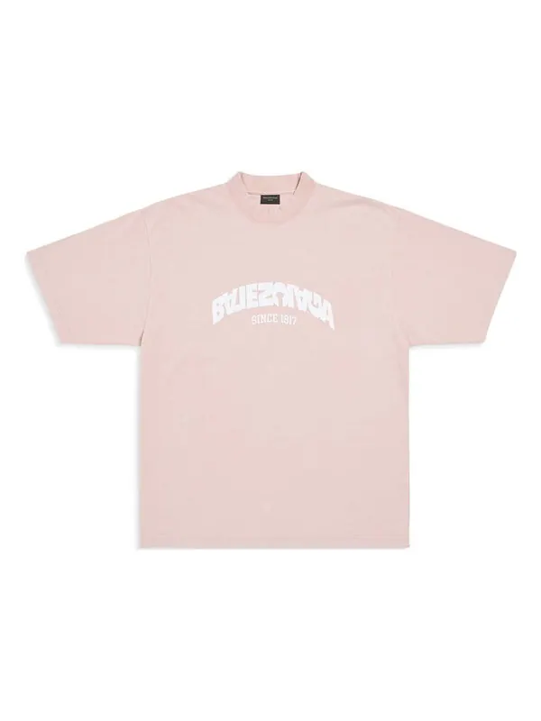 Футболка back flip t-shirt 'light pink' Balenciaga — изображение 1 из 2, розовый