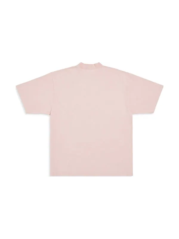Футболка back flip t-shirt 'light pink' Balenciaga — изображение 2 из 2, розовый