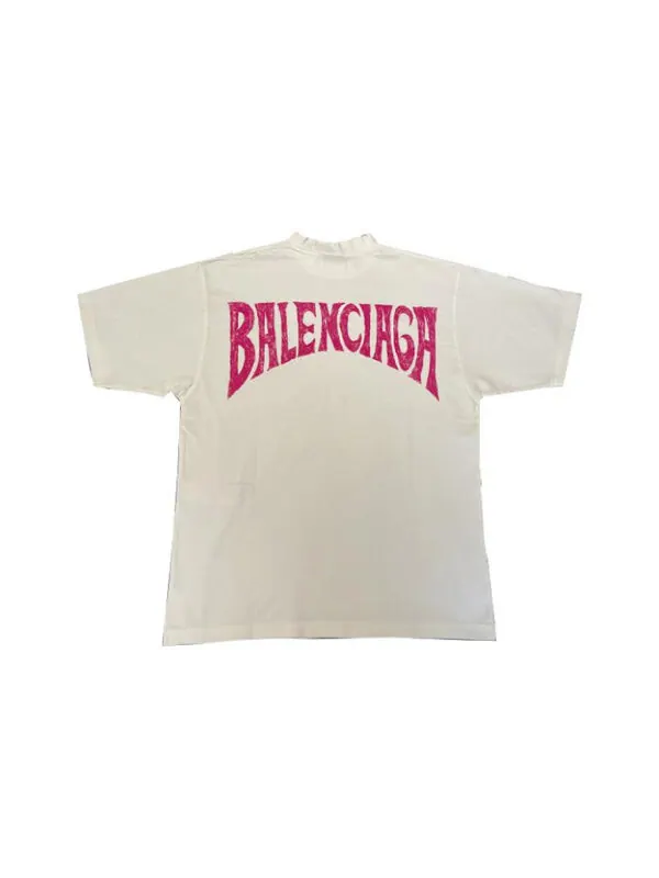 Футболка paris tropical t-shirt 'white' Balenciaga — изображение 2 из 4