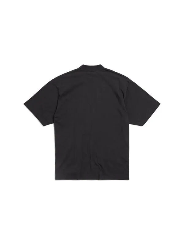 Футболка political stencil t-shirt 'black white' Balenciaga — изображение 2 из 2, черный/белый