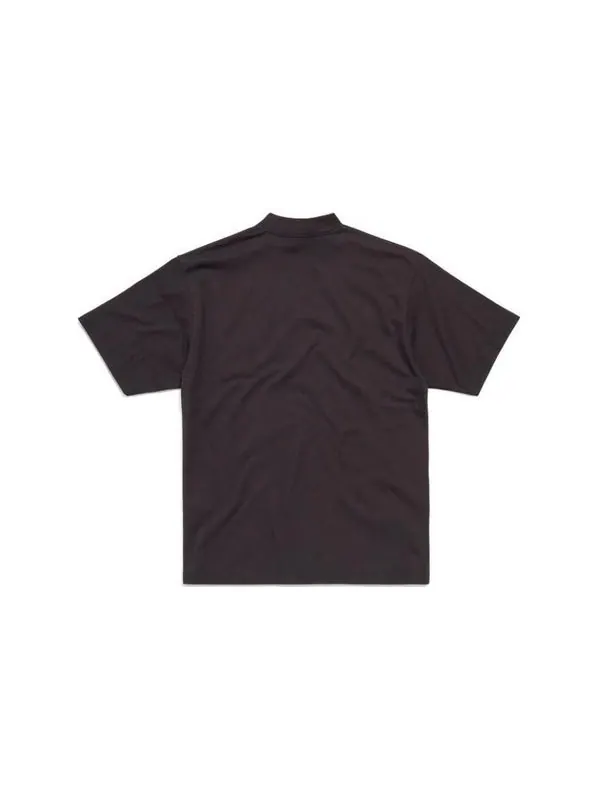 Футболка lo_ve t-shirt 'black grey' Balenciaga — изображение 2 из 4, черный/серый