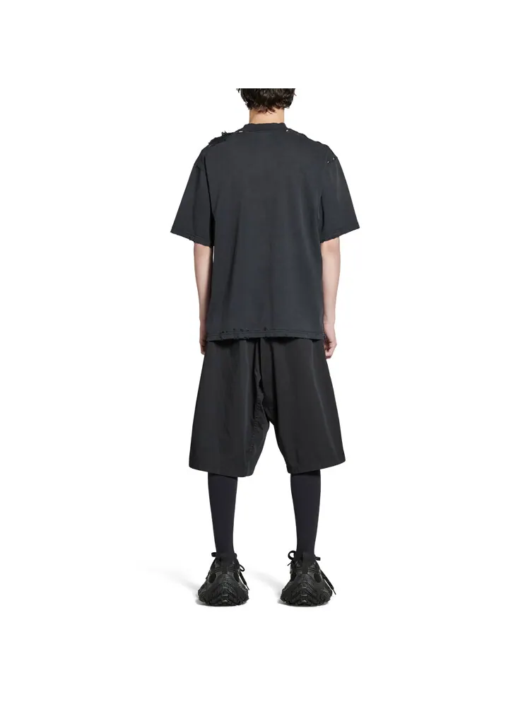 Футболка Balenciaga Paris Liberty Medium Fit — изображение 4 из 8, черный
