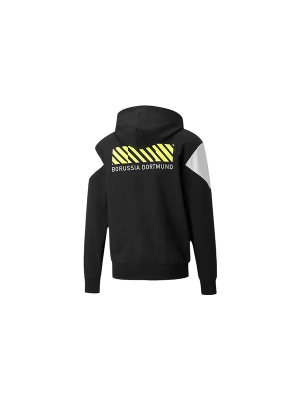Куртка bvb ftbl culture fz jacket 'black' Puma — изображение 2 из 2, черный