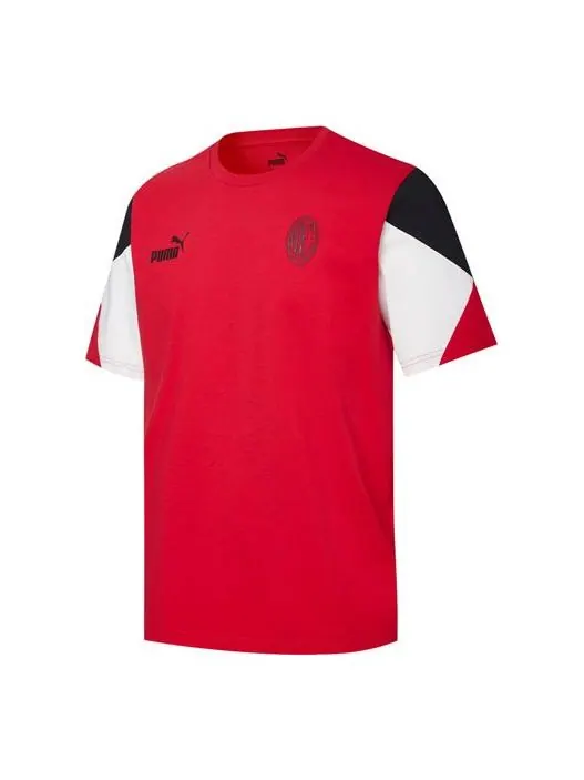 Футболка ac milan ftbl culture t-shirt 'red' Puma — изображение 1 из 2, красный