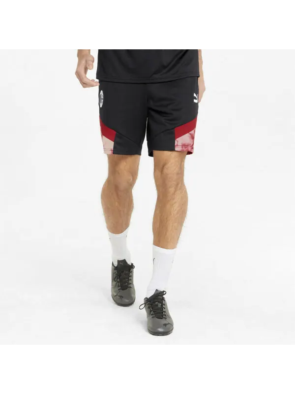 Шорты acm iconic mcs mesh shorts logo 'red' Puma — изображение 3 из 4, красный/черный